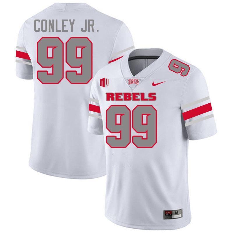 UNLV Rebels #99 Keith Conley Jr. Jersey Football College Uniforms,Apparels-White